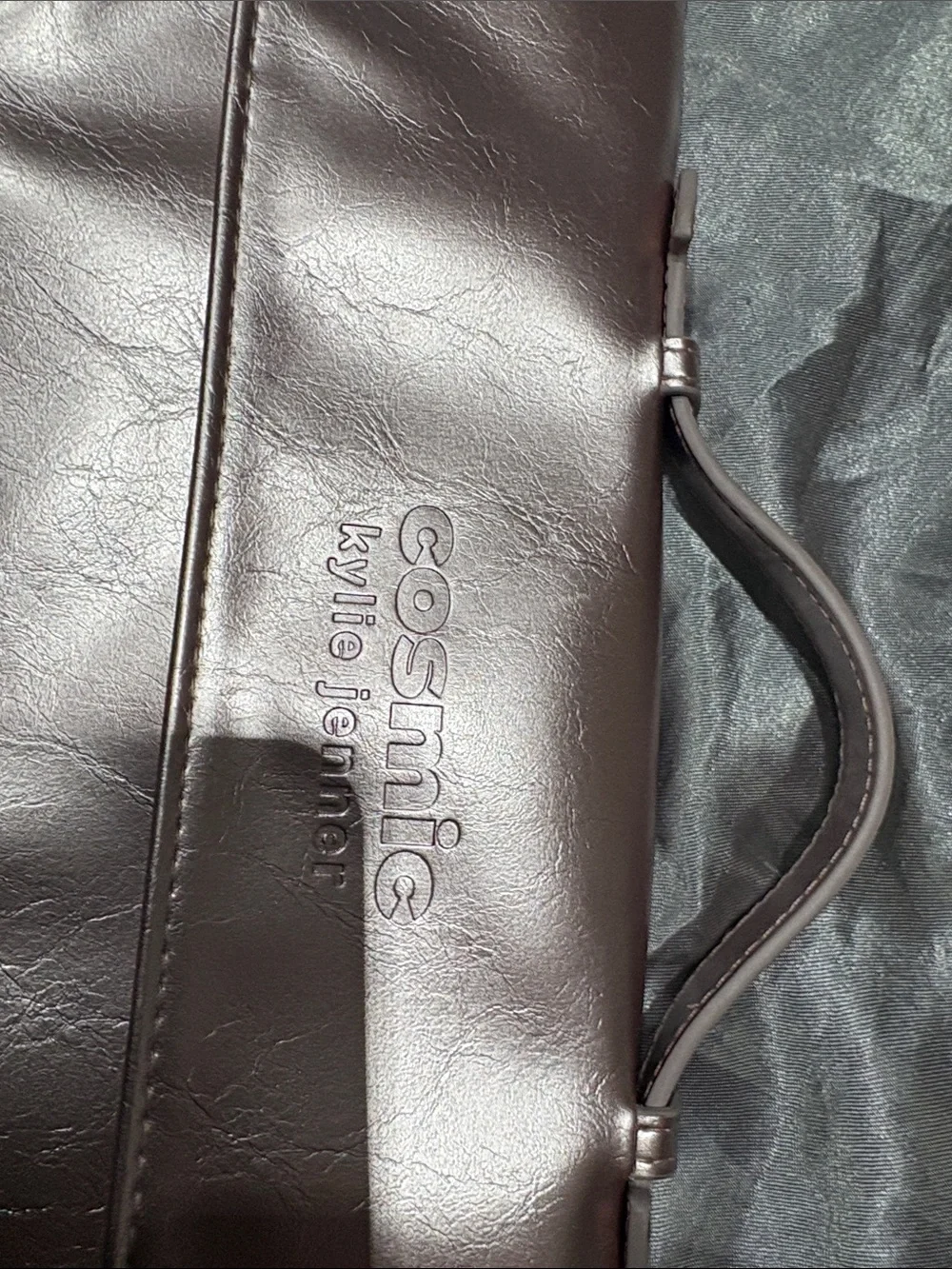 Cosmic Kylie Jenner Metallic Cosmetic Clutch - Rose Gold